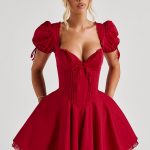 Annie Mini Dress - Red