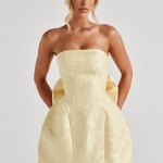 Elenora Mini Dress - Lemon