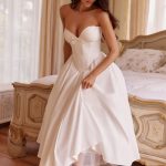 Prim Midi Dress - Ivory