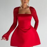 Sadie Mini Dress - Red