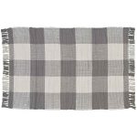Wicklow Check Rag Rug - 3' x 5' - Dove - Image 2