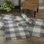Wicklow Check Rag Rug - 3' x 5' - Dove