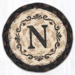 IC-313 N Monogram Printed Coaster 5"x5"