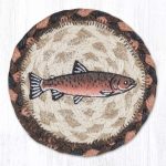 IC-10 Pink Salmon Printed Coaster 5"x5"