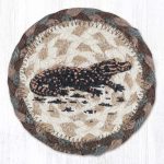 IC-895 Alligator Printed Coaster 5"x5"