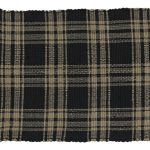 Sturbridge Black Rag Rug 24" x 42"