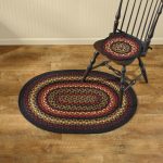 Folk Art Braided Oval Rug - 32" x 42"
