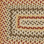 Mill Village Braided Rectangle Rug Runner 2X6 - Image 3