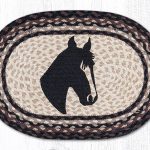 PM-OP-313 Horse Portrait Oval Placemat 13"x19"
