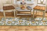 Golden Pear Hooked Runner 24" x 72" – Primitive Fruit Kitchen Rug