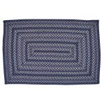 Bluestone Braided Cotton Rectangular Rug 48" x 72" - Image 3