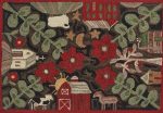 Farm Life Hooked Rug 2' x 3'