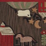 Farm Life Hooked Rug Runner 2' x 6'