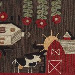 Farm Life Hooked Rug Runner 2' x 6' - Image 2