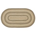 Cobblestone Jute Rug Oval w/ Pad 27x48 - Image 2