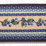 OP-312 Blueberry Vine Oval Table Runner 13"x36"