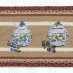 OP-390 Jam Jars Oval Table Runner 13"x36"