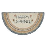 Kaila Happy Spring Jute Rug Half Circle 19.5x36 - Image 2