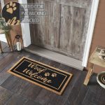 Woof Welcome Coir Rug Rect 17x36 - Image 5