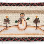 ST-OP-81 Moon & Star Snowman Oval Stair Tread 27"x8.25"