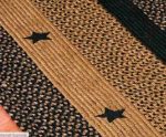 Star Black Braided Rug Rectangle 20 x 30 in. - Image 2