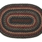 Tartan 4'x6' Braided Oval Rug