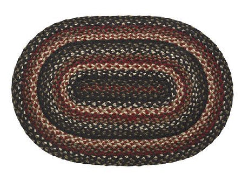 TARTAN_OVAL_a3140da6-1a47-49b0-ada9-03e594b531f3.jpg Tartan 4'x6' Braided Oval Rug - Image 1